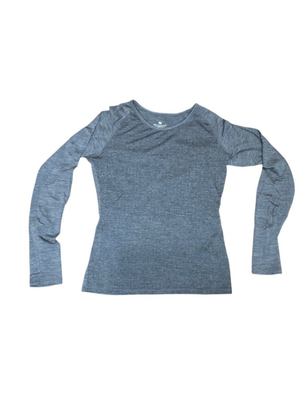 Segments Womens Gray Long Sleeve Merino Wool Base Layer Shirt S